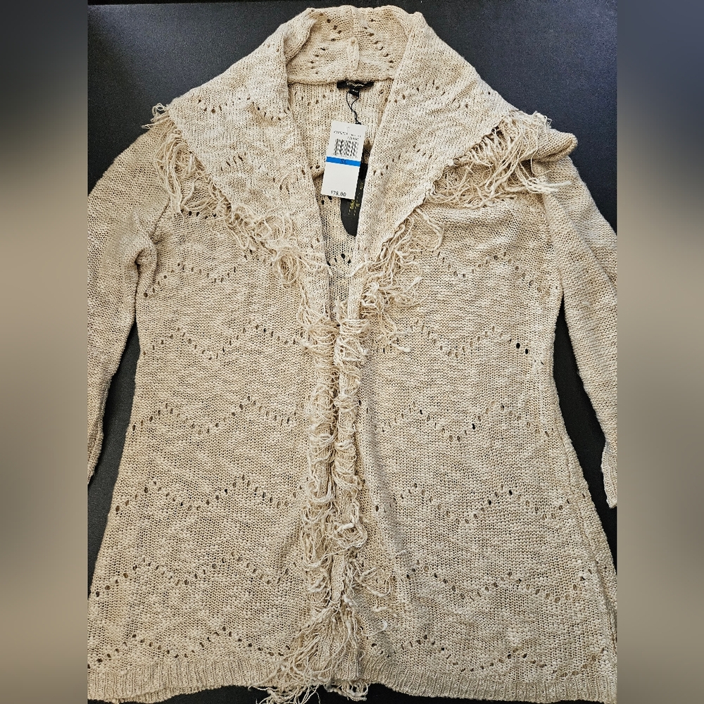 NWT - Cupio Shawl Wrap Cardigan - "Asiago" Color - Size XL